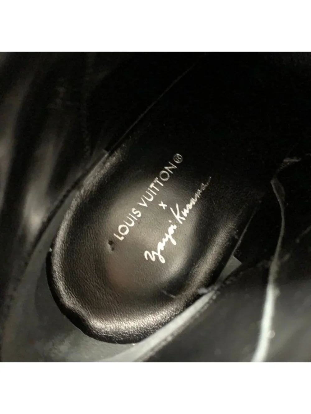 Louis Vuitton Silhouette Line Boots Short Shoes Leather Black Multicolor